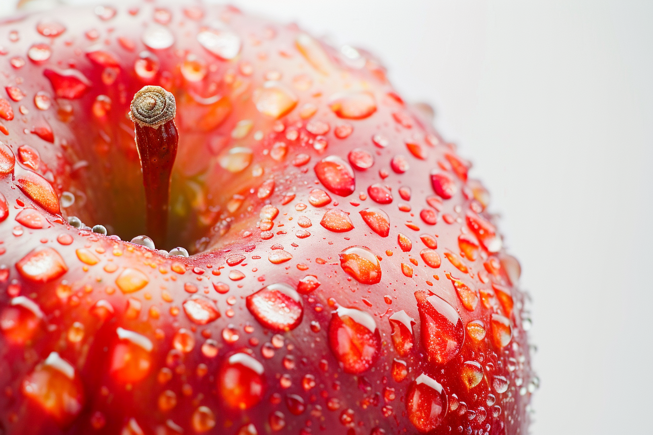 Image gratuite Pomme avec gouttelettes d&rsquo;eau 8
