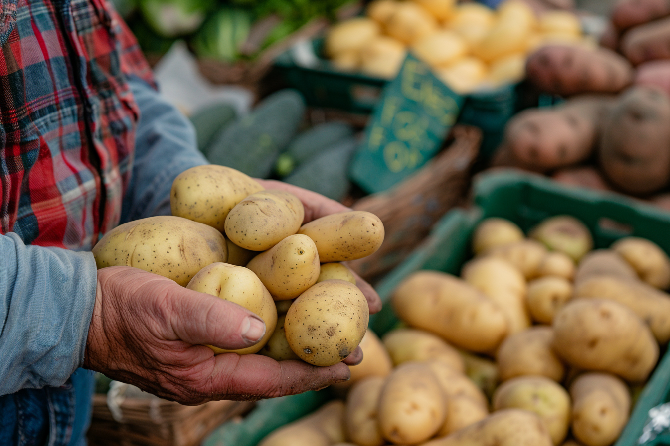 Image gratuite Pomme de terre au marché fermier 2