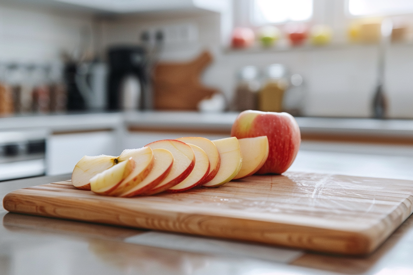 Image gratuite Pomme tranchée en cuisine moderne 7