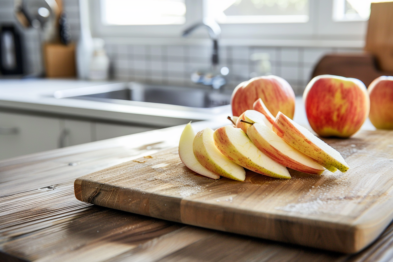 Image gratuite Pomme tranchée en cuisine moderne 8