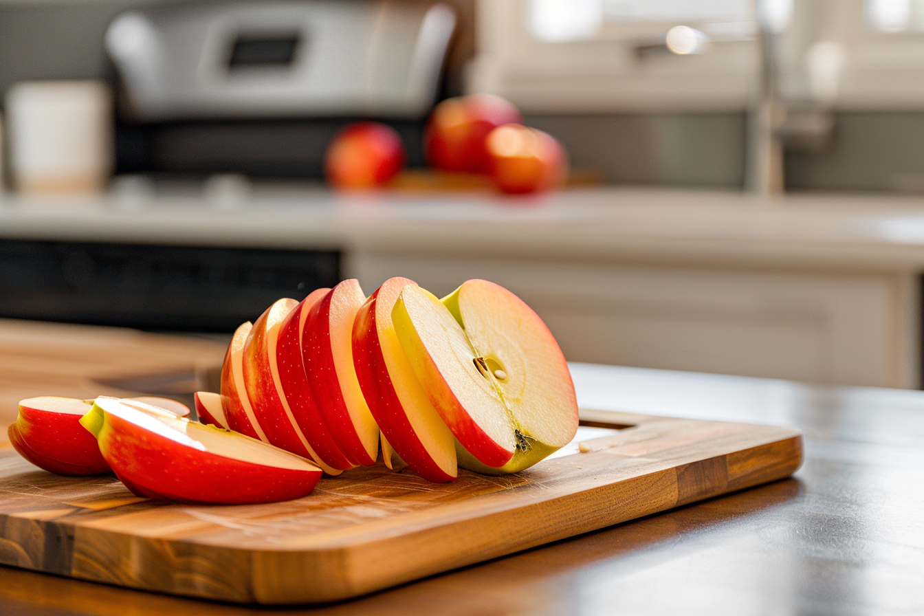 Image gratuite Pomme tranchée en cuisine moderne 9