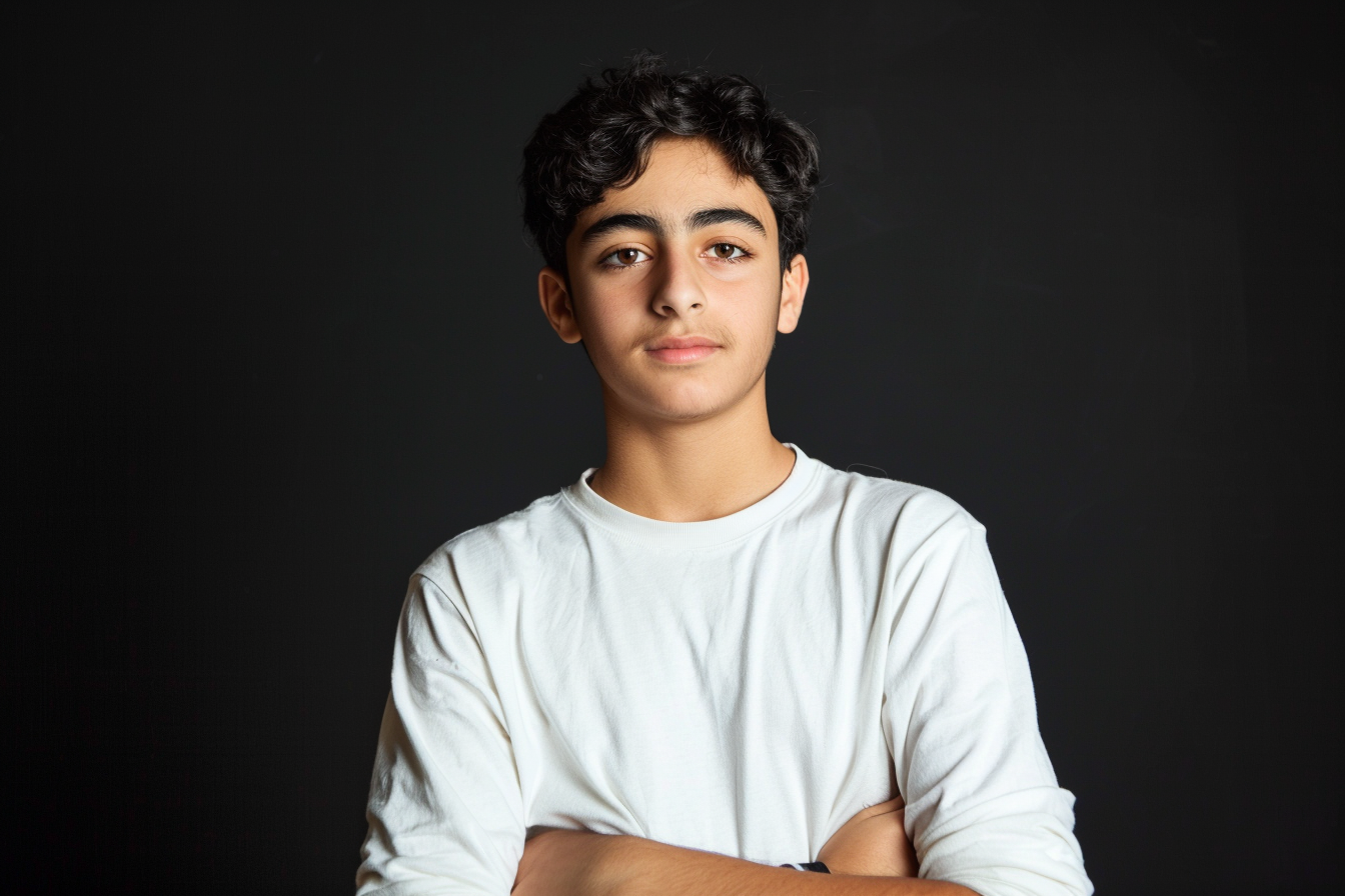 Image gratuite Portrait d&rsquo;un adolescent arabe 1