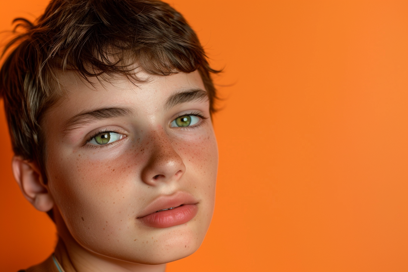 Image gratuite Portrait d&rsquo;un adolescent européen 1