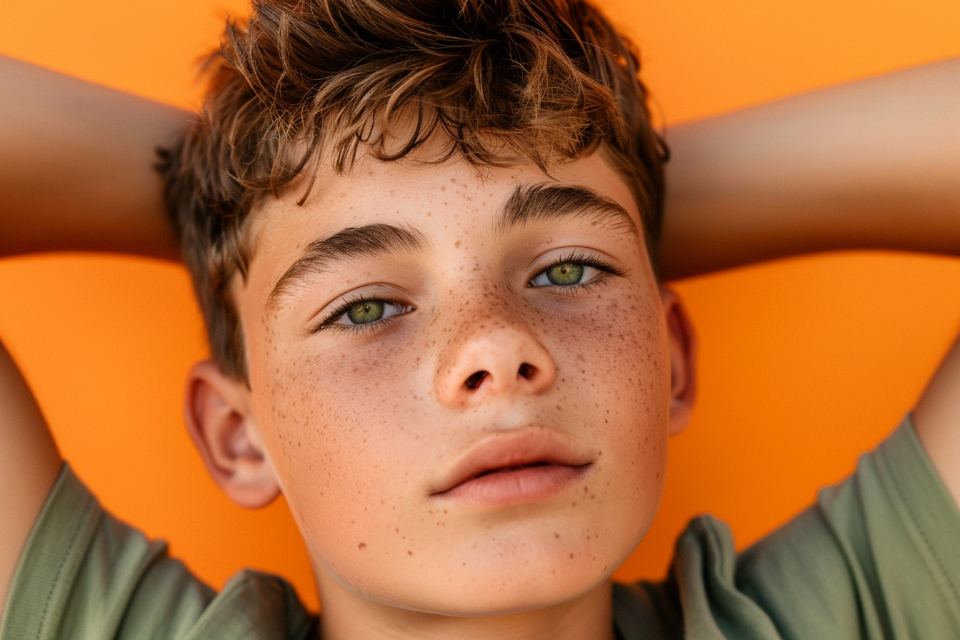 Image gratuite Portrait d&rsquo;un adolescent européen 4