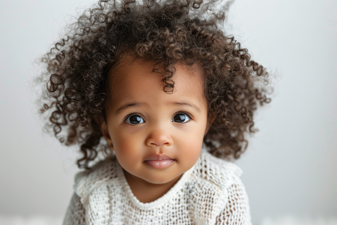 Image gratuite Portrait d&rsquo;un bébé africain 1