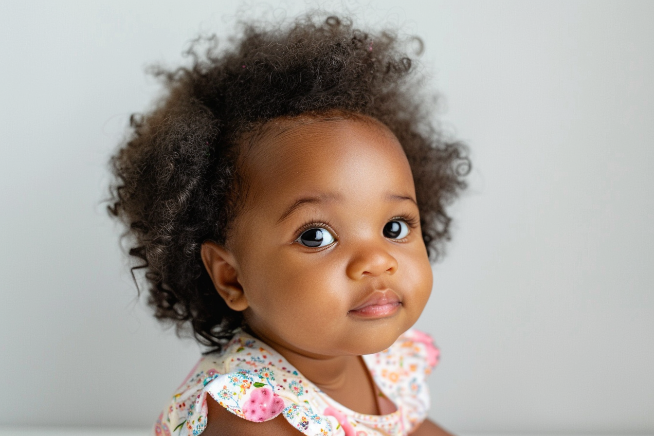 Image gratuite Portrait d&rsquo;un bébé africain 2