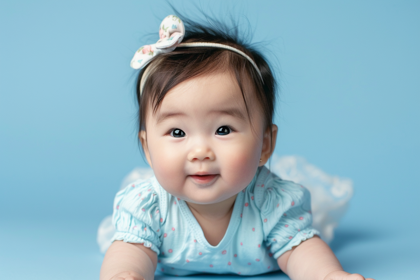 Image gratuite Portrait d&rsquo;un bébé asiatique 1
