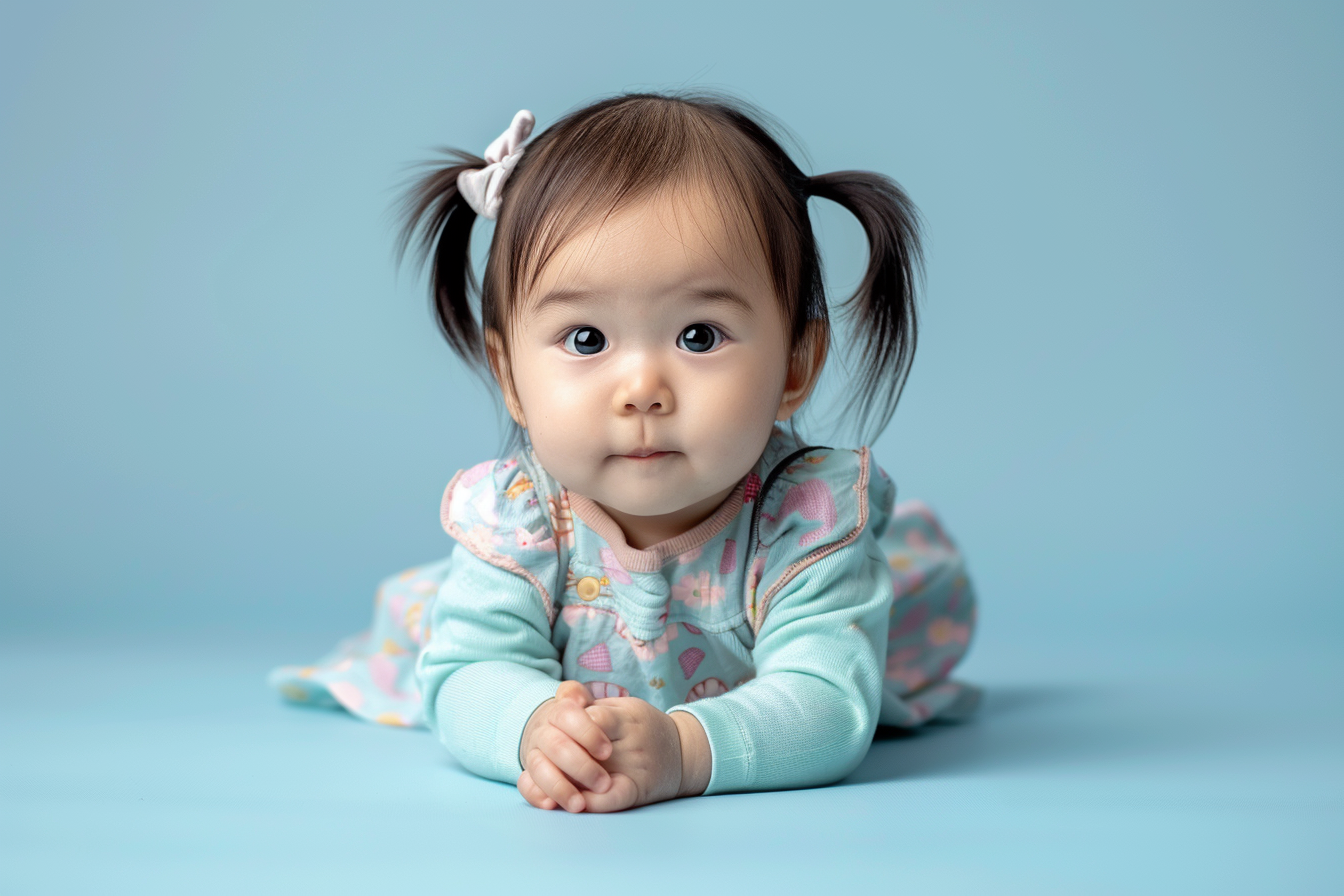 Image gratuite Portrait d&rsquo;un bébé asiatique 2