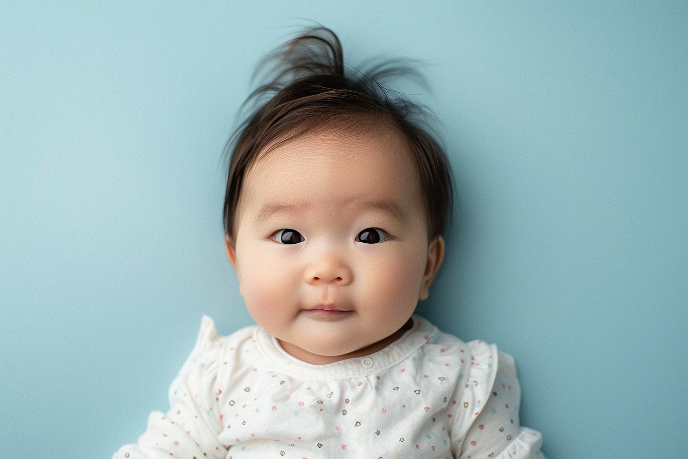 Image gratuite Portrait d&rsquo;un bébé asiatique 3