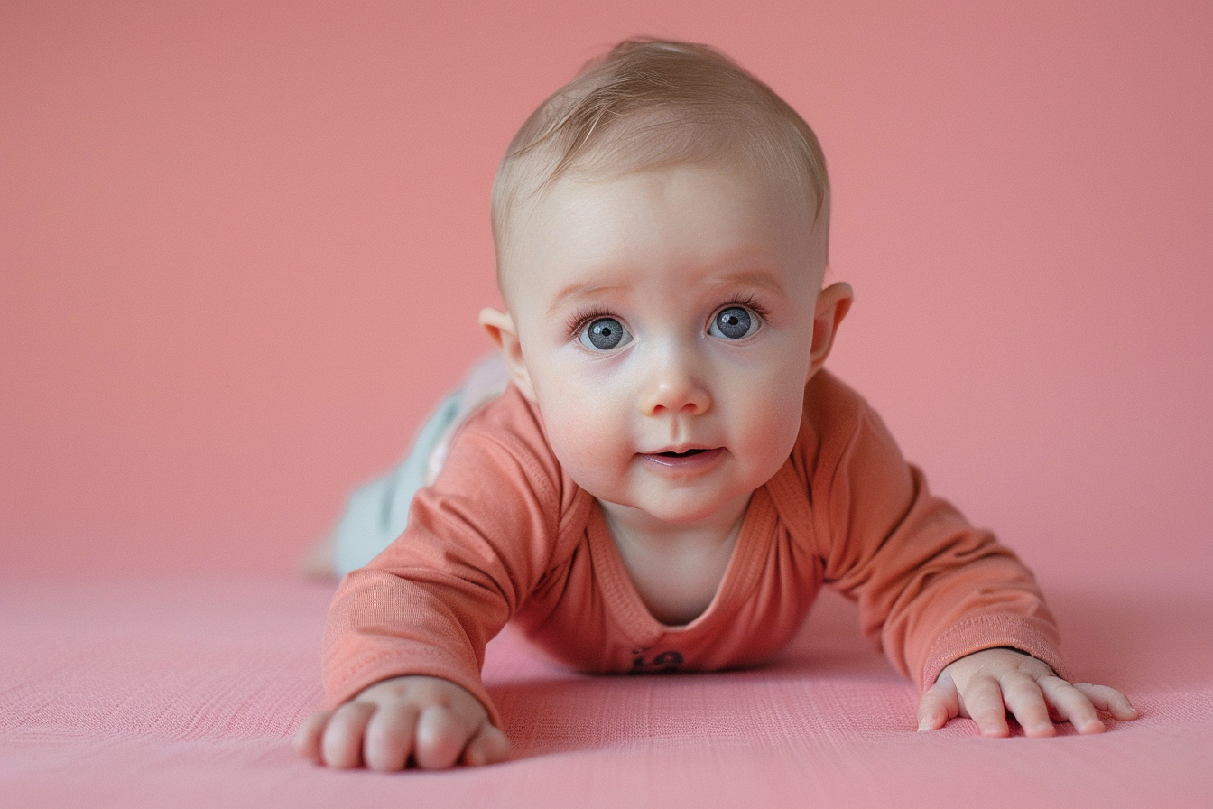 Image gratuite Portrait d&rsquo;un bébé européen 1