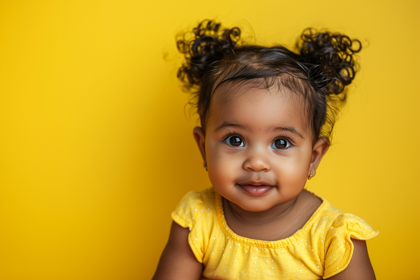Image gratuite Portrait d&rsquo;un bébé indien 1