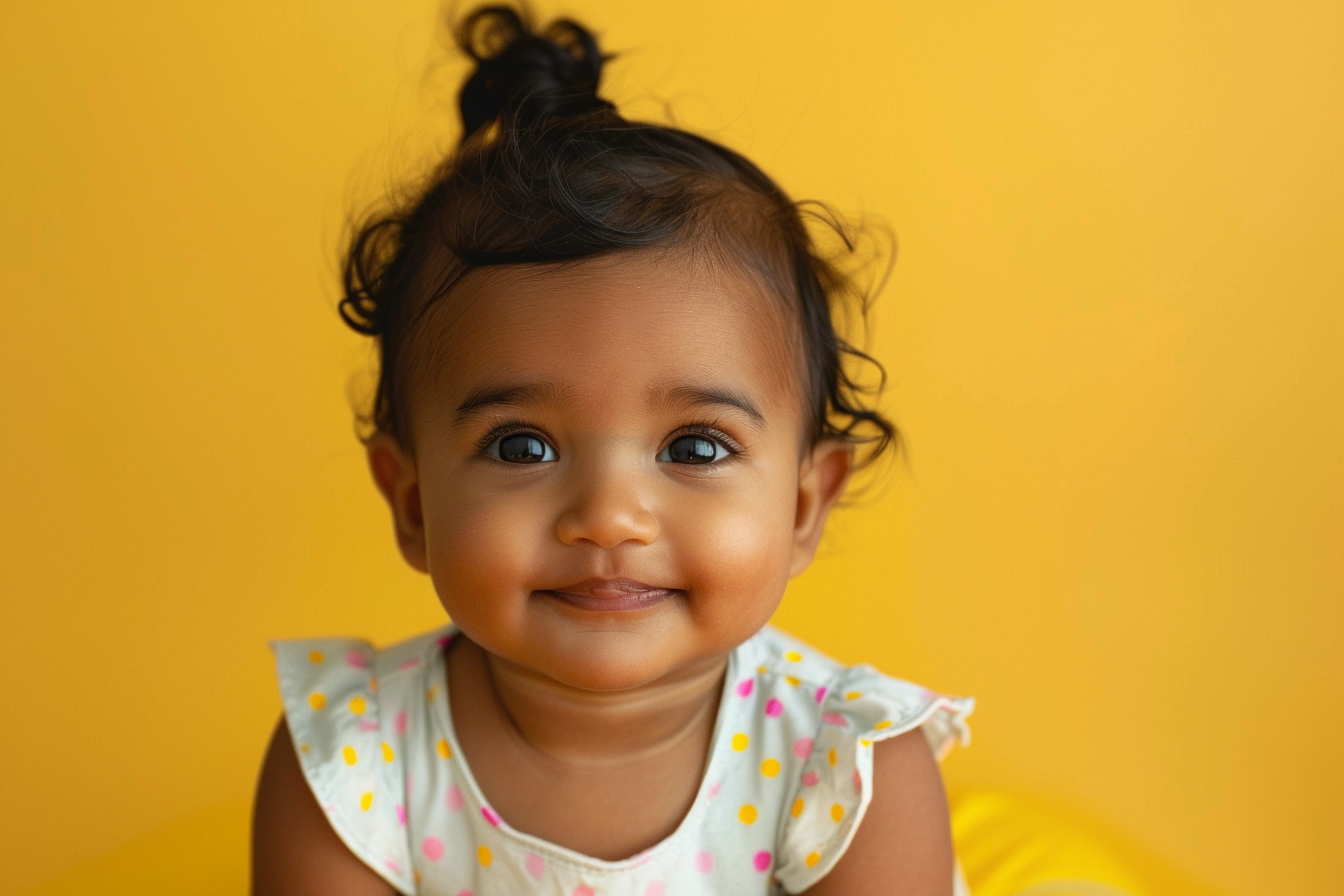 Image gratuite Portrait d&rsquo;un bébé indien 2