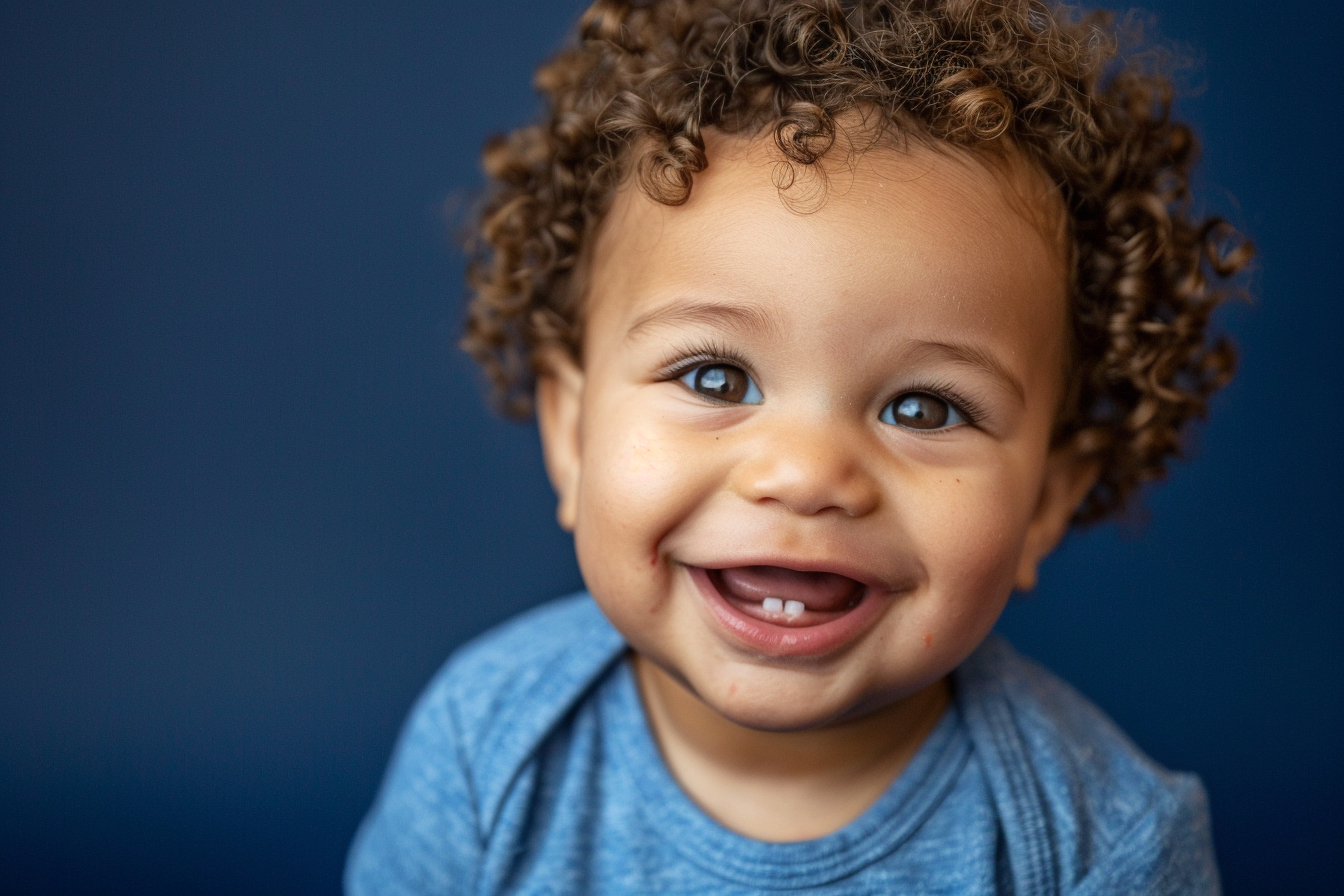 Image gratuite Portrait d&rsquo;un bébé métis 1