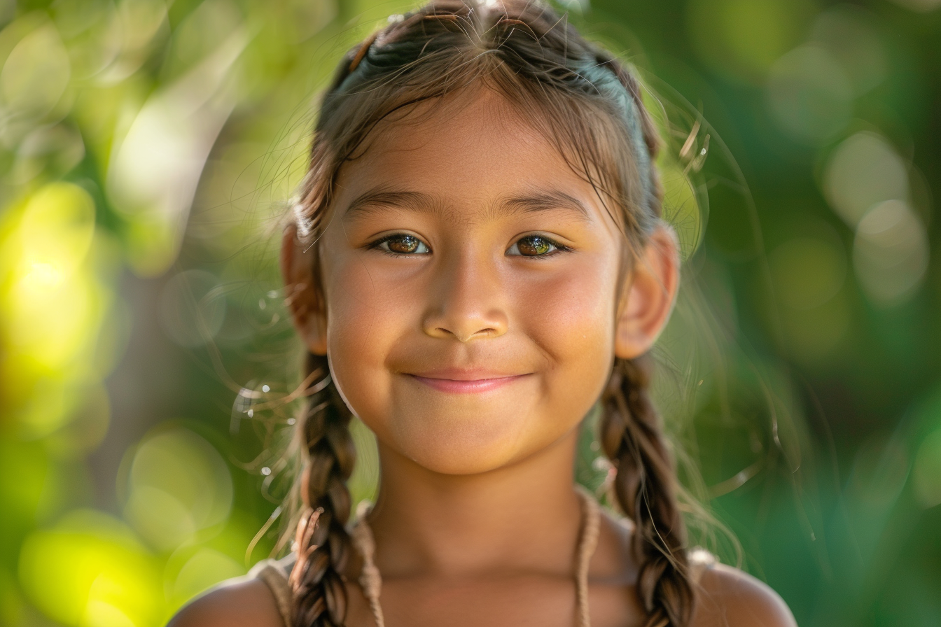 Image gratuite Portrait d&rsquo;un enfant indigène 1