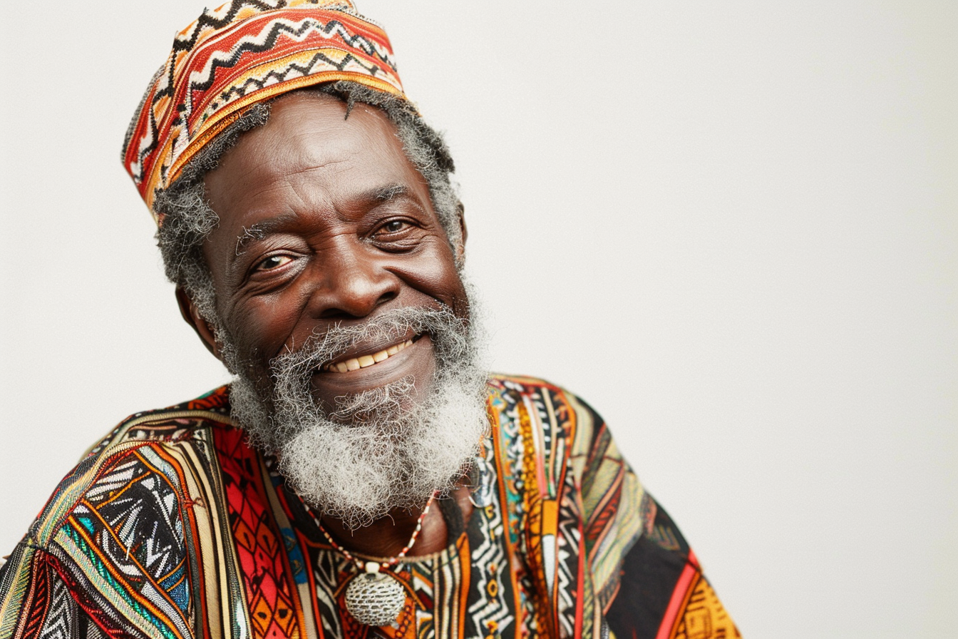 Image gratuite Portrait d&rsquo;un senior africain 1