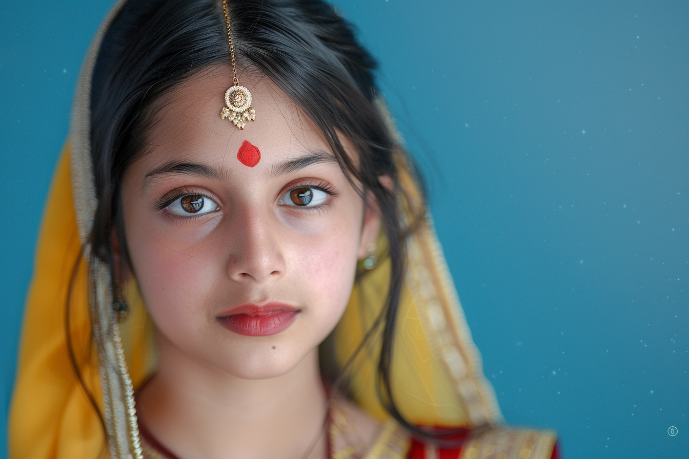 Image gratuite Portrait d&rsquo;une adolescente indienne 1