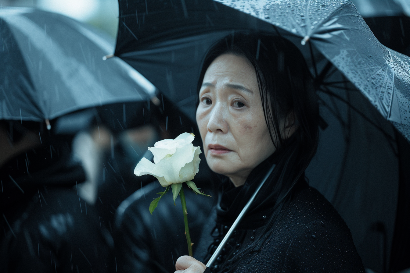 Image gratuite Portrait d&rsquo;une femme en deuil 3