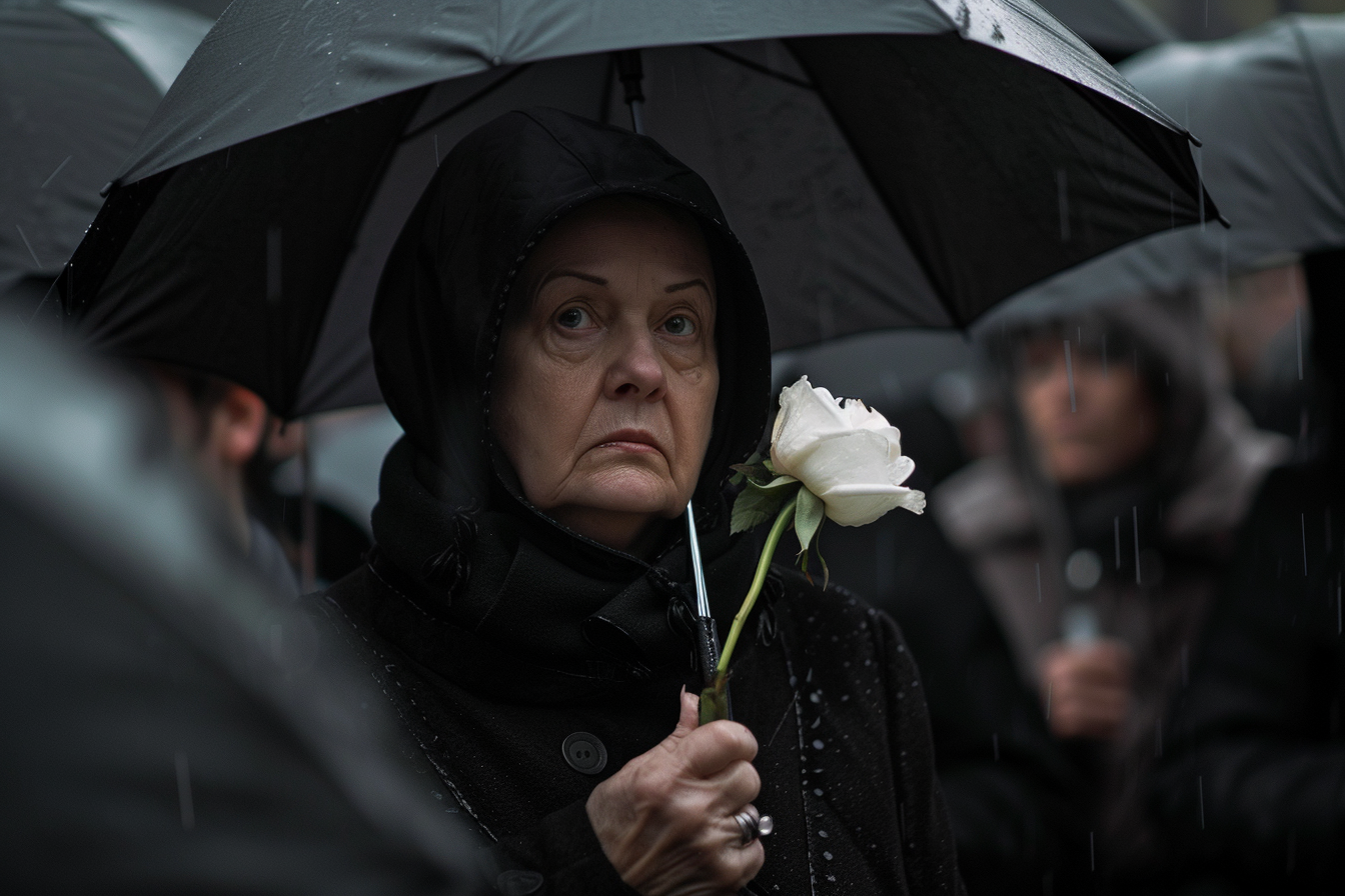 Image gratuite Portrait d&rsquo;une femme en deuil 4