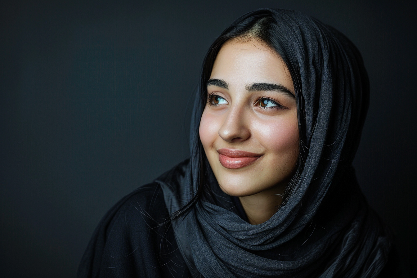 Image gratuite Portrait d&rsquo;une jeune adulte arabe 1