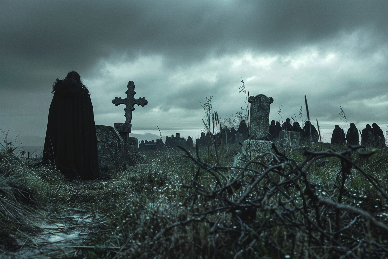 Image gratuite Portrait d&rsquo;une personne en deuil 1