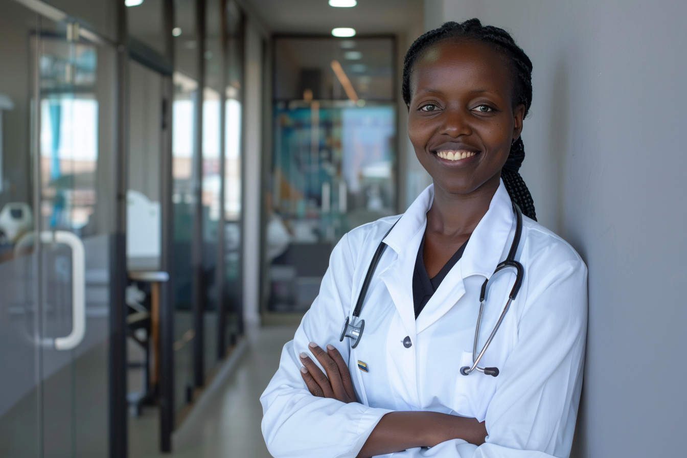 Image gratuite Portrait médecin africaine 1
