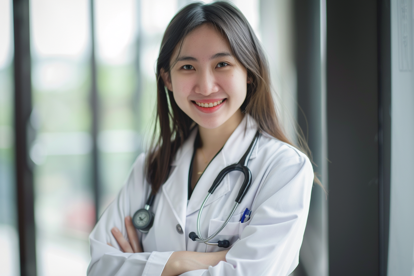 Image gratuite Portrait médecin asiatique 6