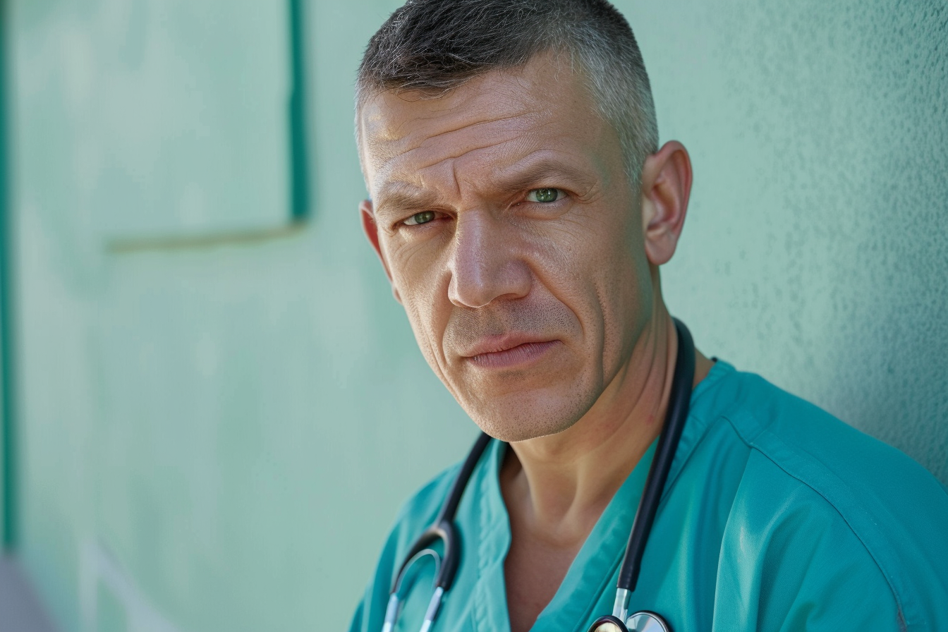 Image gratuite Portrait médecin européen 1