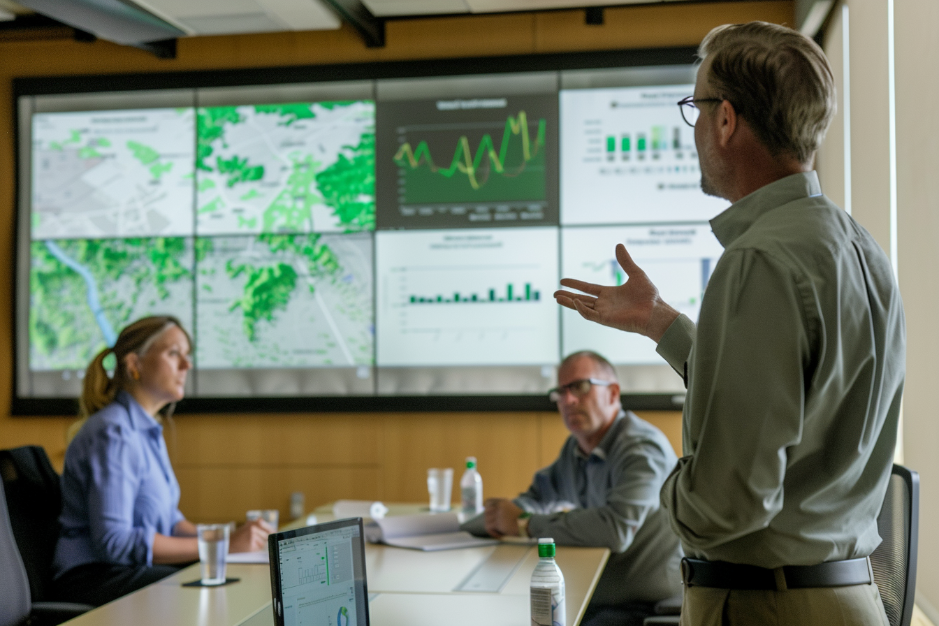 Image gratuite Présentation de solutions de transport écologique 1