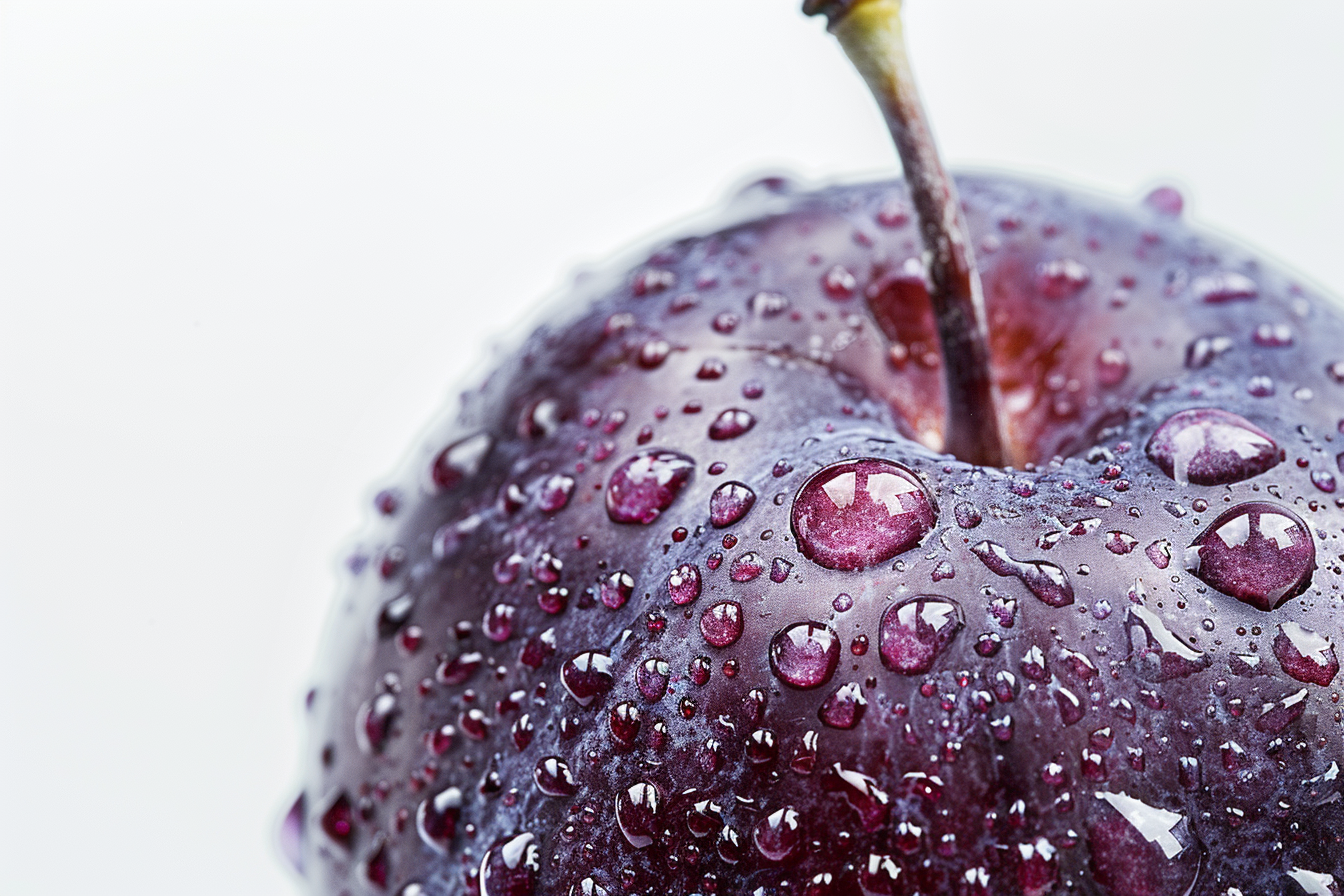 Image gratuite Prune avec gouttelettes d&rsquo;eau 1