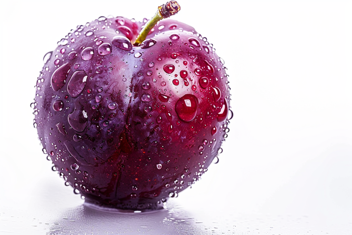 Image gratuite Prune avec gouttelettes d&rsquo;eau 2