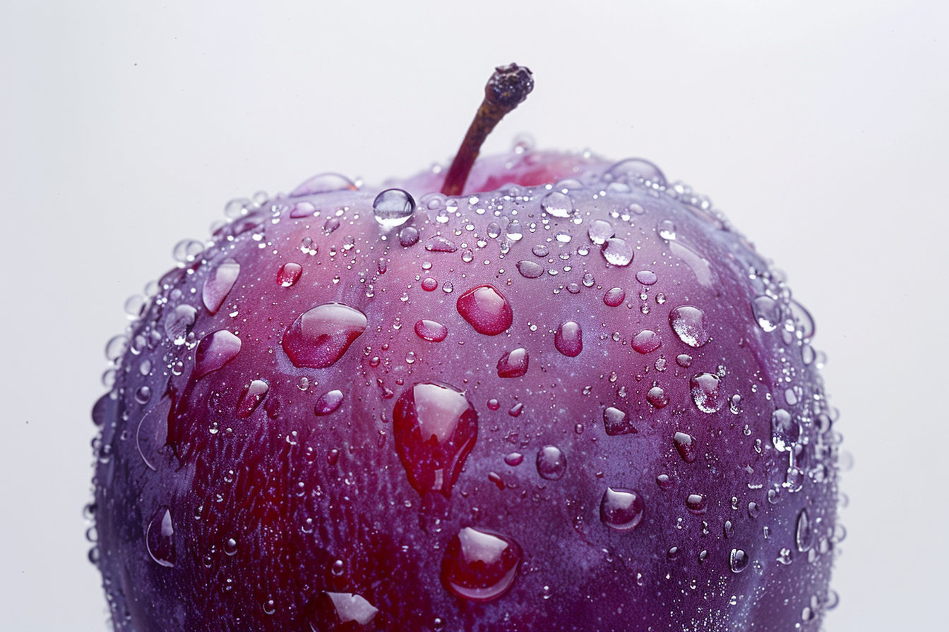 Image gratuite Prune avec gouttelettes d&rsquo;eau 5