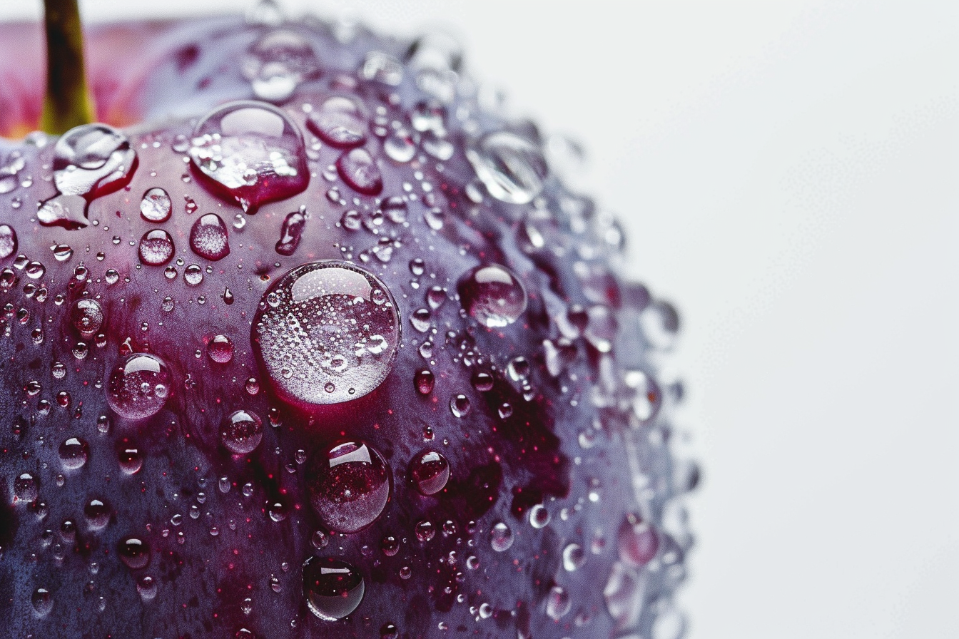 Image gratuite Prune avec gouttelettes d&rsquo;eau 6