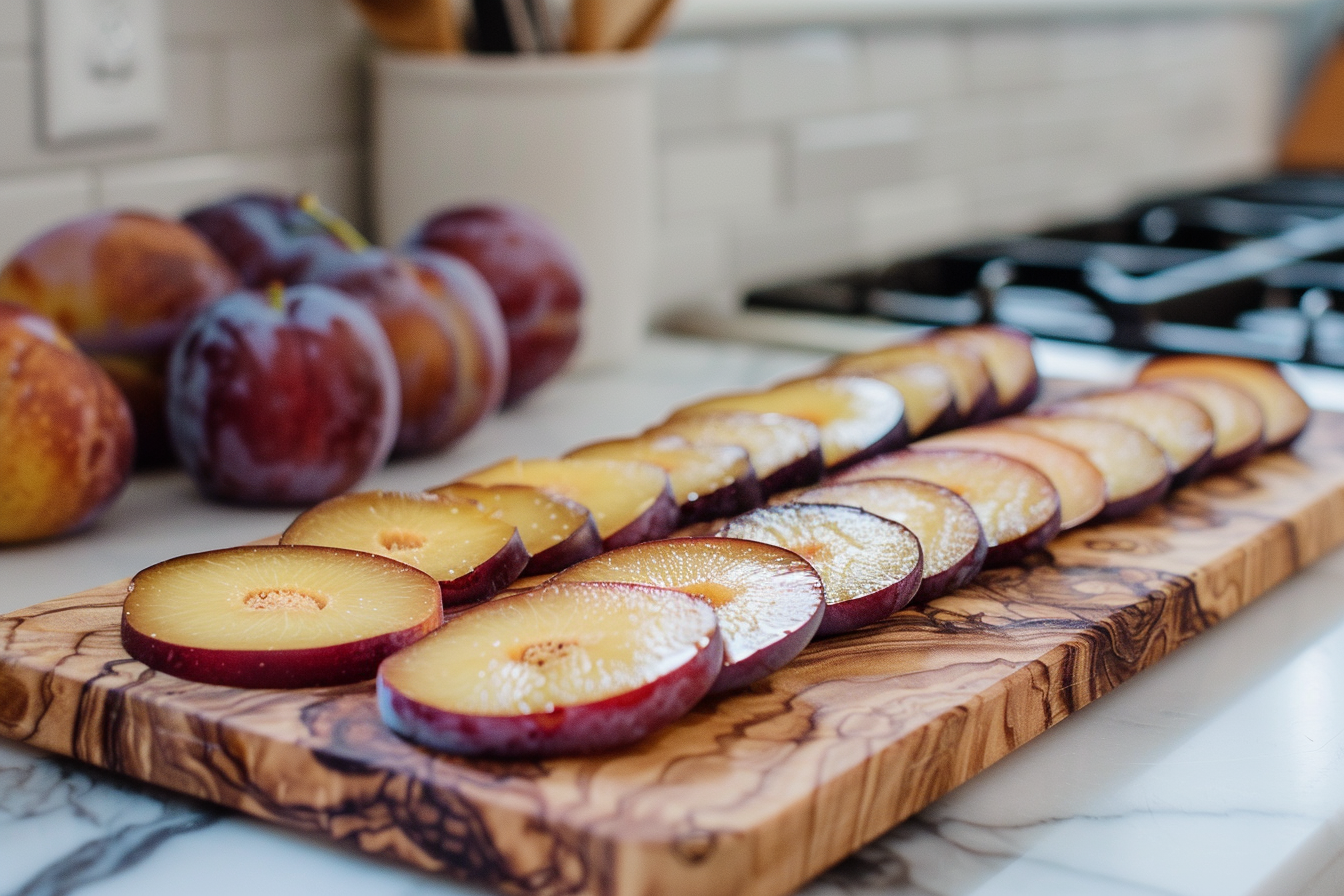 Image gratuite Prunes tranchées en cuisine moderne 2