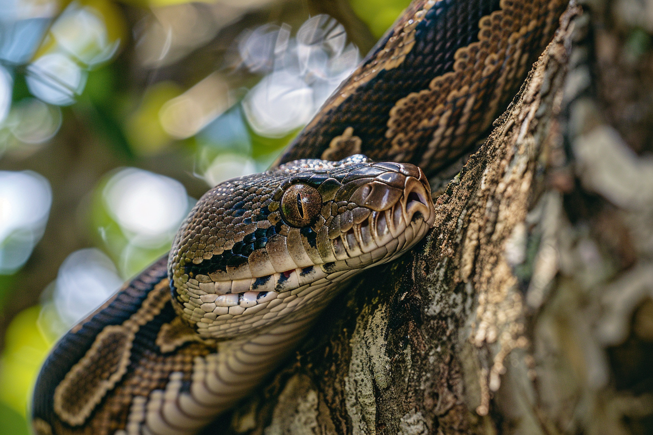 Image gratuite Python prêt à frapper 1