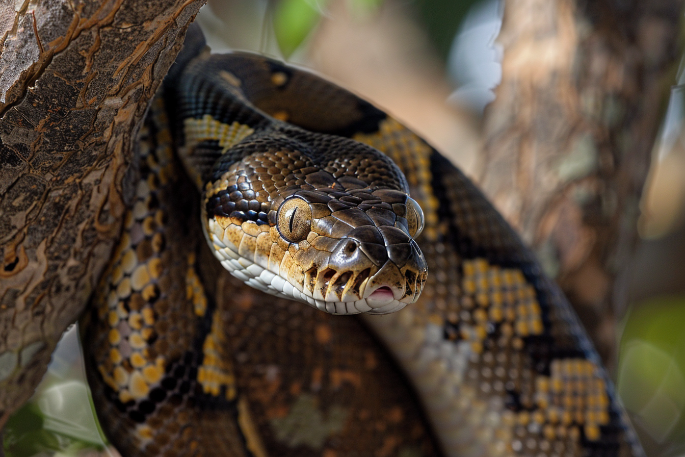 Image gratuite Python prêt à frapper 2