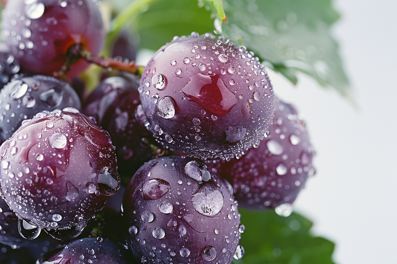 Image gratuite Raisins avec gouttelettes d&rsquo;eau 3