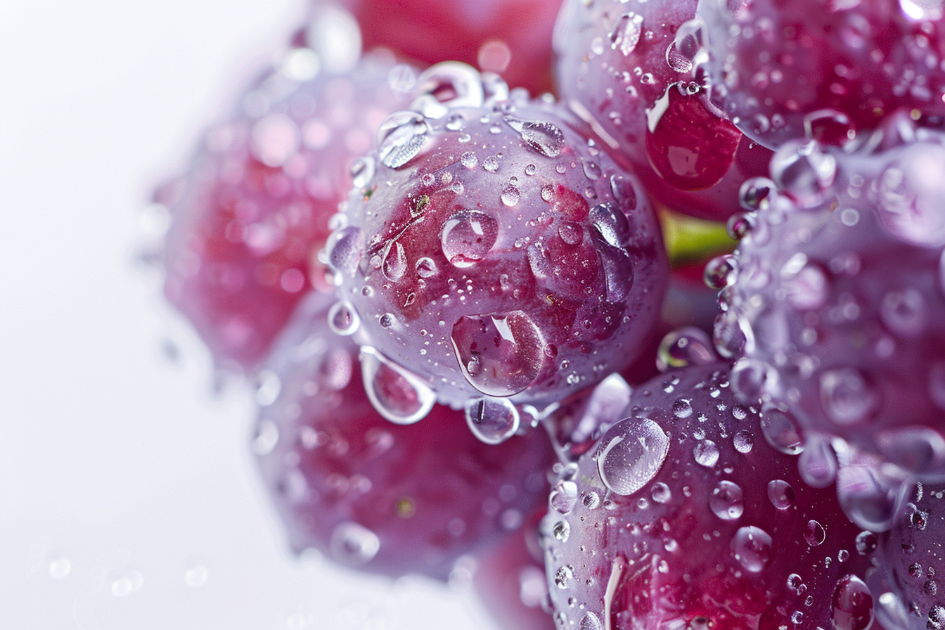 Image gratuite Raisins avec gouttelettes d&rsquo;eau 6