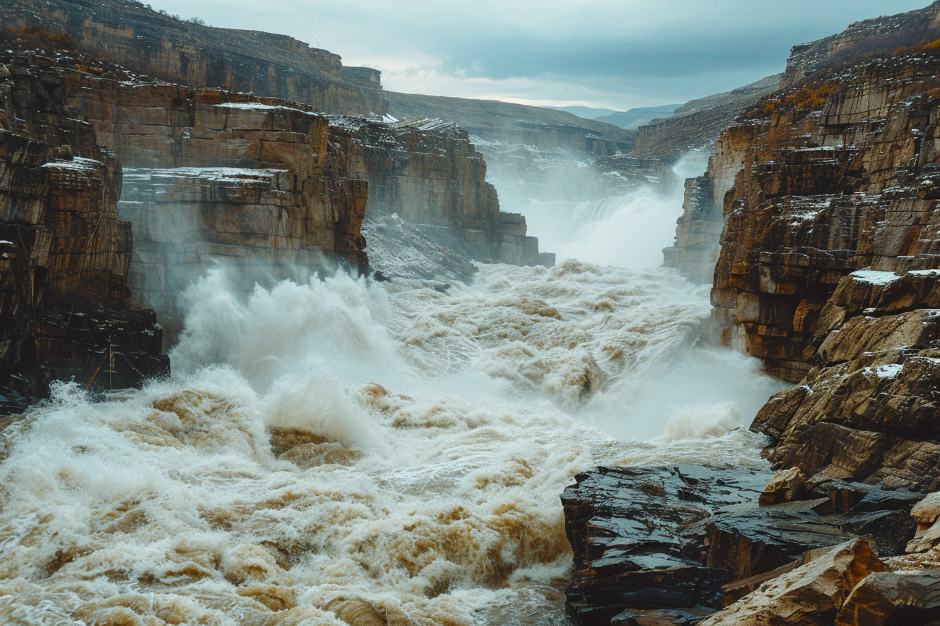 Image gratuite Rapids de rivière sauvage 1
