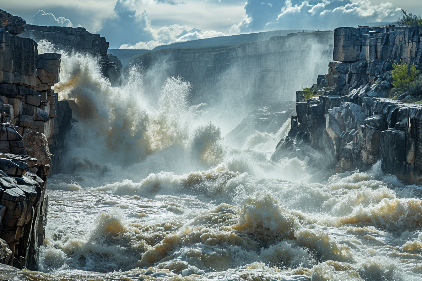 Image gratuite Rapids de rivière sauvage 3
