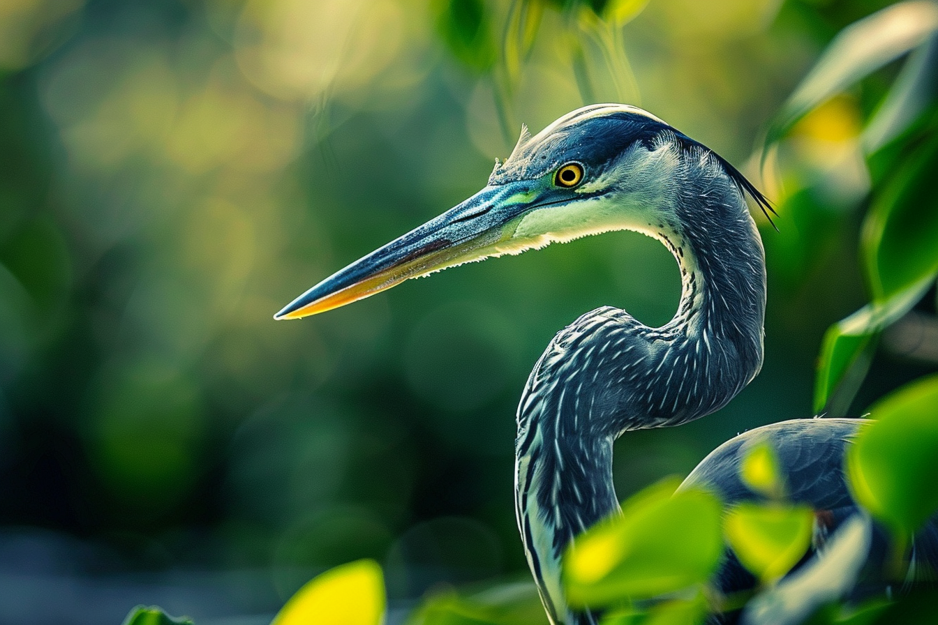Image gratuite Regard intense d&rsquo;un héron 2