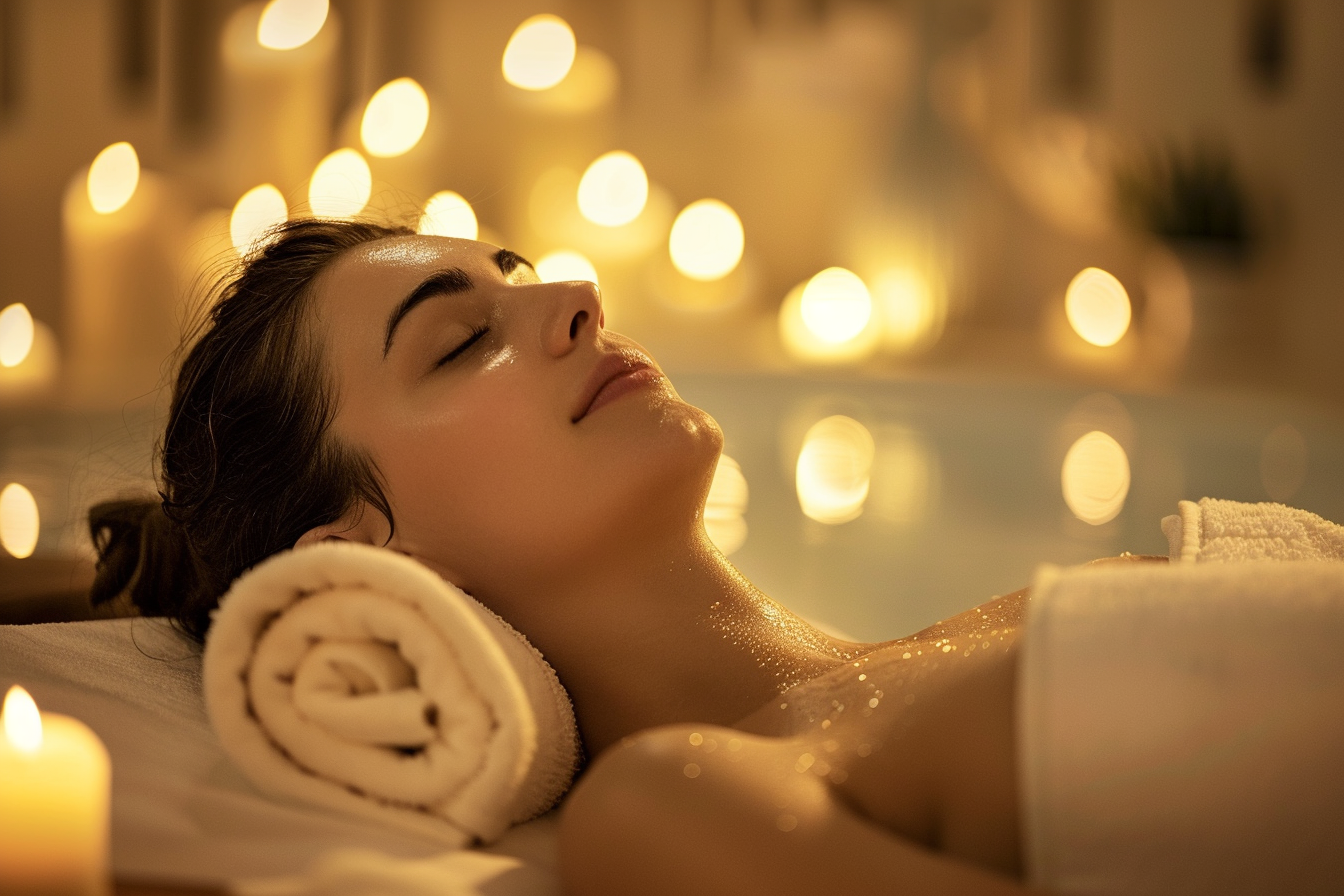 Image gratuite Relaxation dans un spa luxueux 1