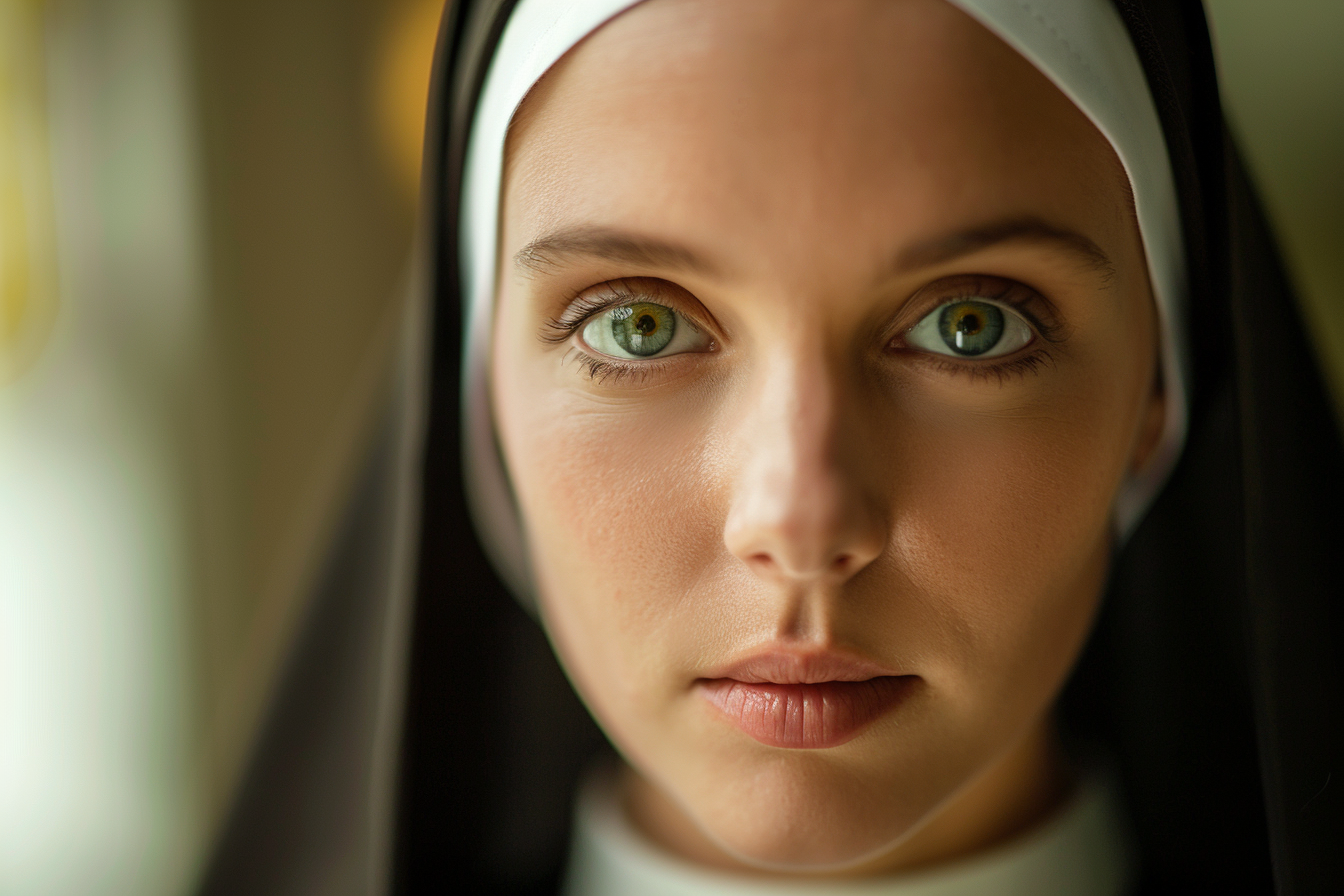 Image gratuite Religieuse brune dans un couvent 1