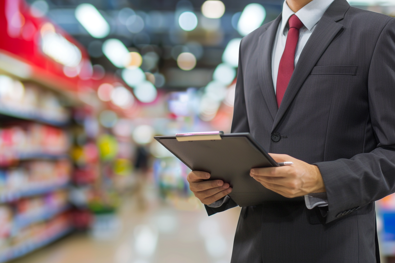 Image gratuite Responsable de magasin avec clipboard 2