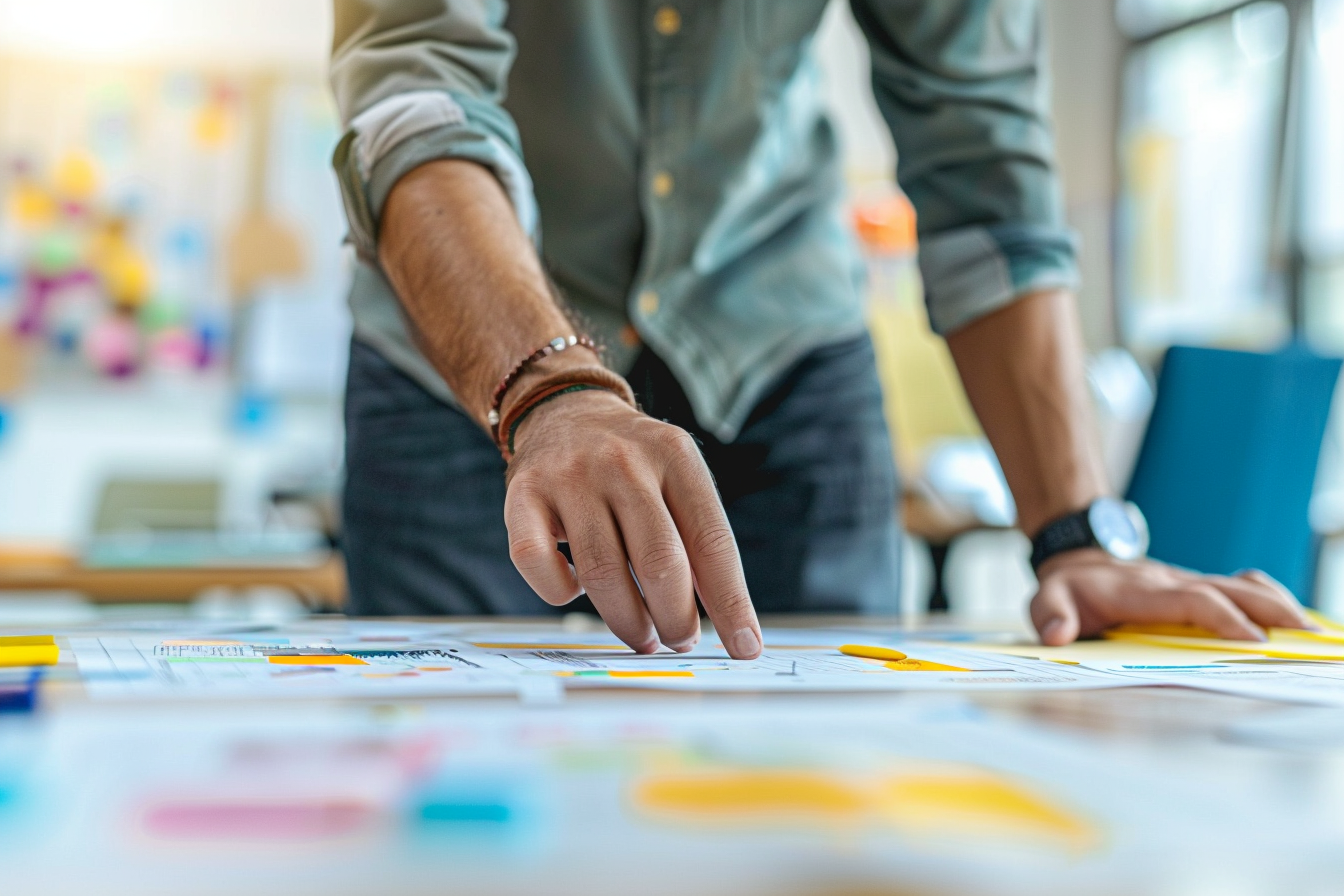 Image gratuite Responsable dev organisationnel planifiant team-building 4