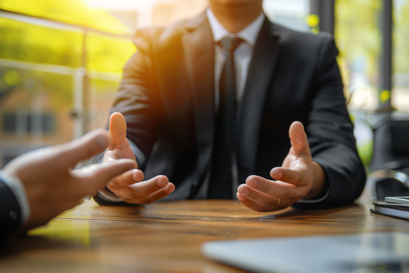 Image gratuite Responsable RH en entretien 2