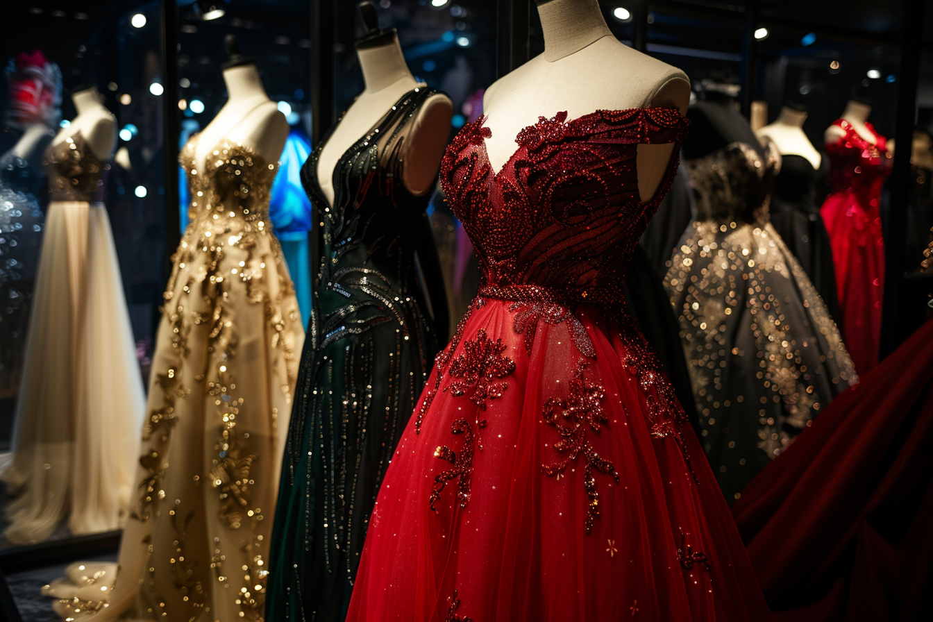 Image gratuite Robe soirée élégante tapis rouge 1