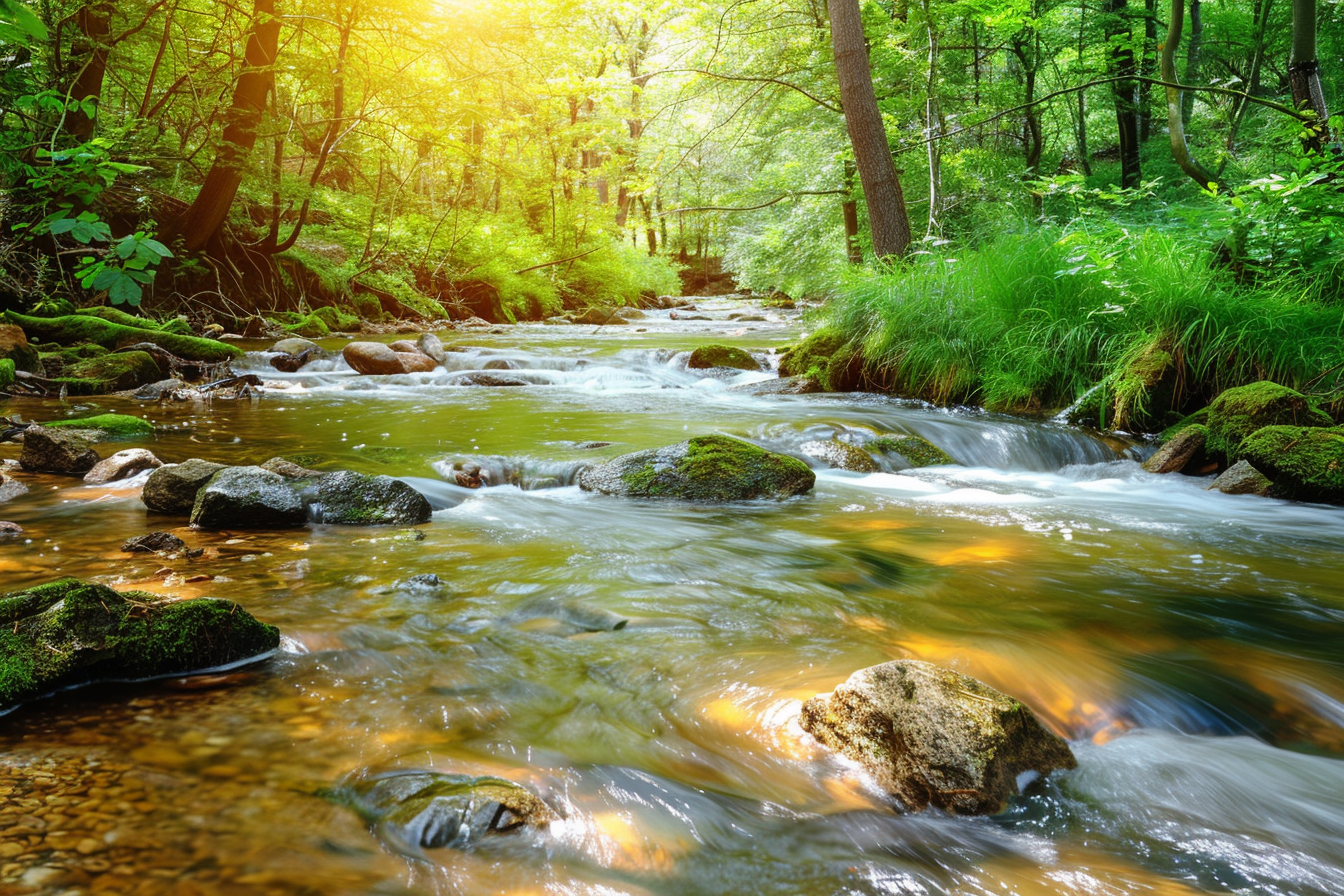 Image gratuite Ruisseau de forêt tranquille 2