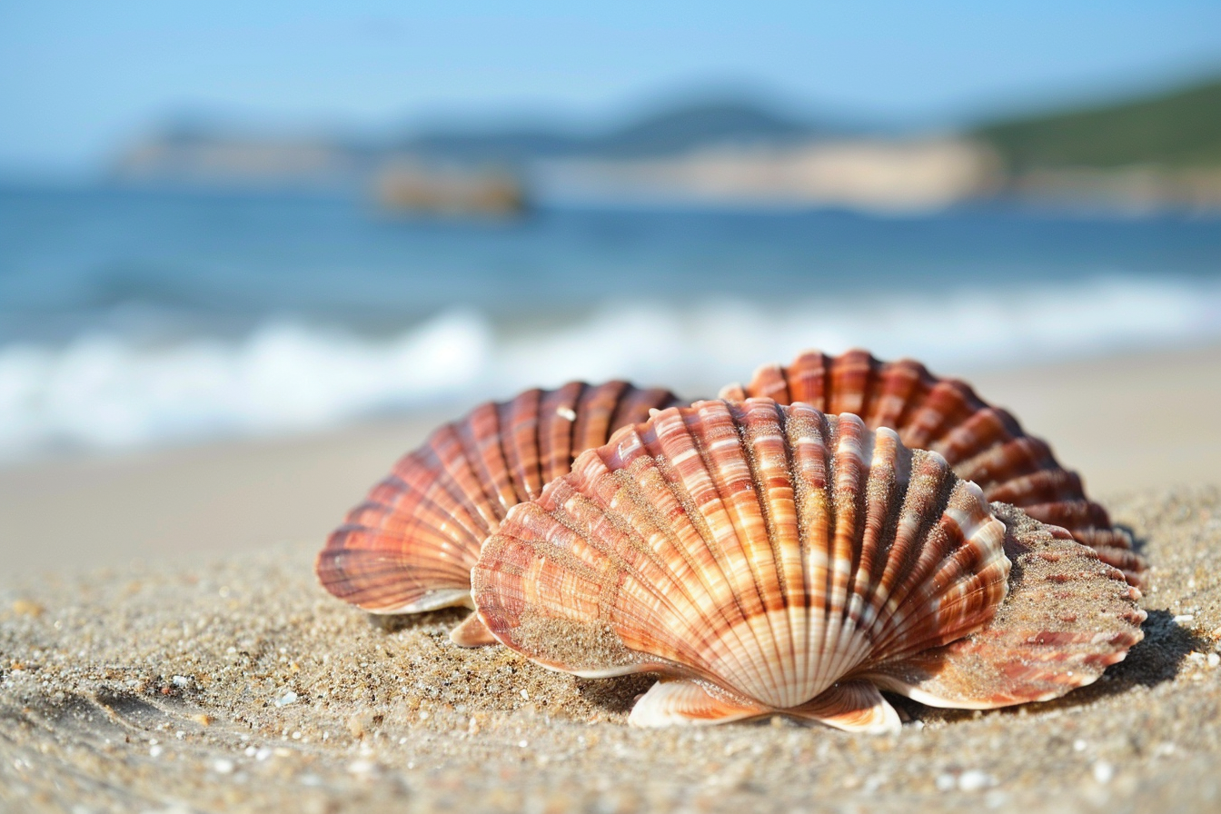 Image gratuite Saint-Jacques sur plage de sable 1