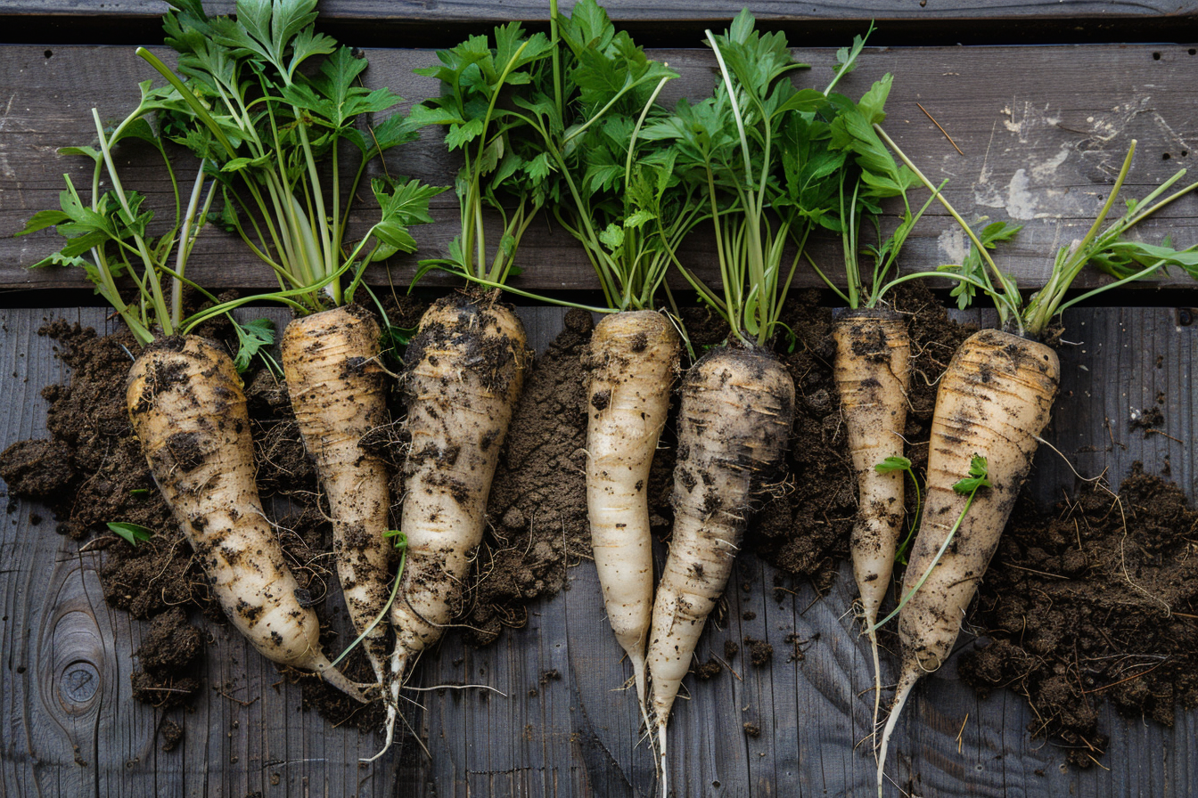 Image gratuite Salsifis fraîchement récoltés 1