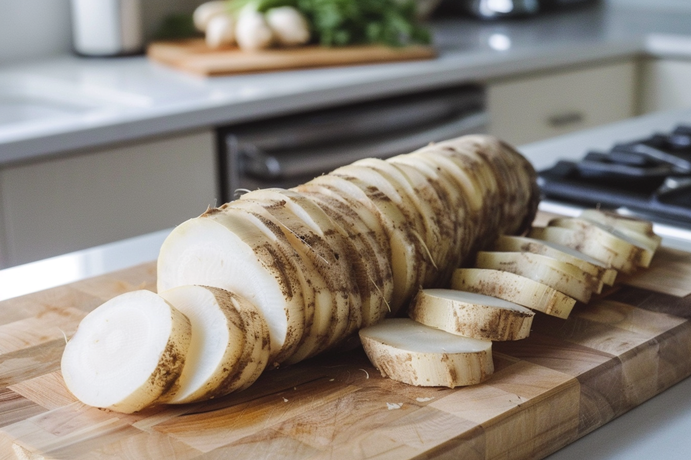 Image gratuite Salsifis tranchés en cuisine moderne 1